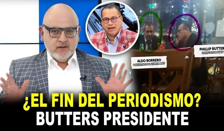 🔥¡Escándalo! Beto Ortiz DESTAPA la Candidatura de Philip Butters a la presidencia del Perú