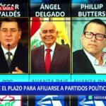 ¡Hoy vence plazo para afiliarse a partidos políticos!