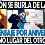 ¡SE BURLA DE LA PNP!  VLADIMIR CERRÓN ENVIÓ MENSAJE X ANIVERSARIO DE PERÚ LIBRE DEL MISMO SITIO