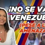 Agradezco la hospitalidad,pero mi responsabilidad está en Venezuela,responde María Corina