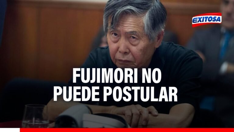 🔴🔵Alberto Fujimori: Indulto humanitario no le permite postular como presidente, advierte exfiscal