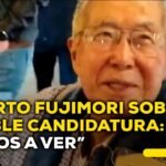 Alberto Fujimori brindó declaraciones luego de realizarse exámenes médicos   #ASISOMOSRPP | DESPACHO