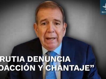 Edmundo González afirma que por “chantaje y presiones” firmó reconocimiento de la victoria de Maduro