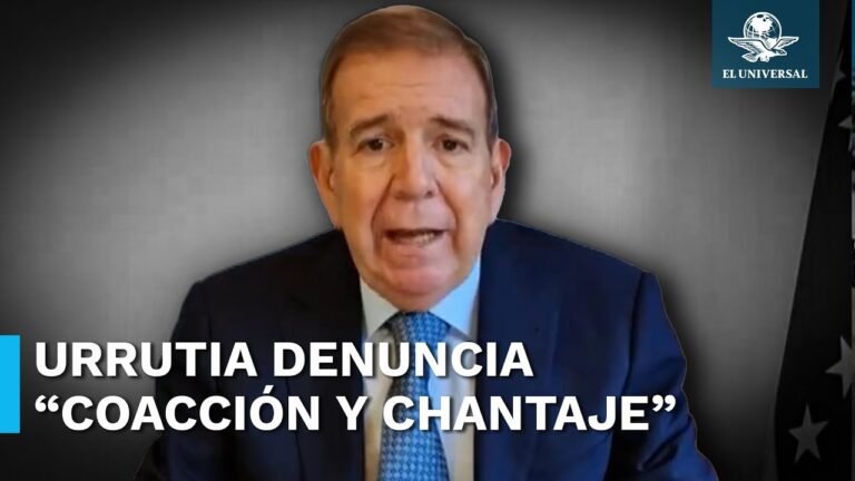 Edmundo González afirma que por “chantaje y presiones” firmó reconocimiento de la victoria de Maduro