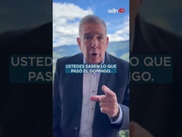 Edmundo González, candidato presidencial de la oposición en Venezuela habla sobre las protestas