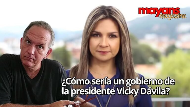 Encuesta presidencia dice que Vicky Dávila, sería la presidente 2026.