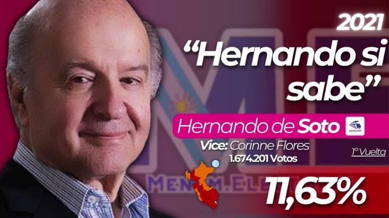 "Hernando si sabe" - Jingle de Hernando de Soto - Elecciones Perú 2021