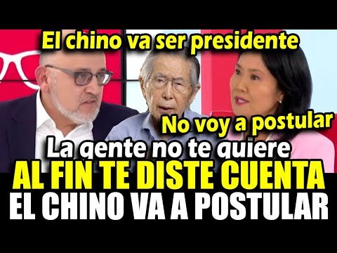 Keiko anuncia q no postulará con su padre si él busca la presidencia, se dio cuenta q no la quieren