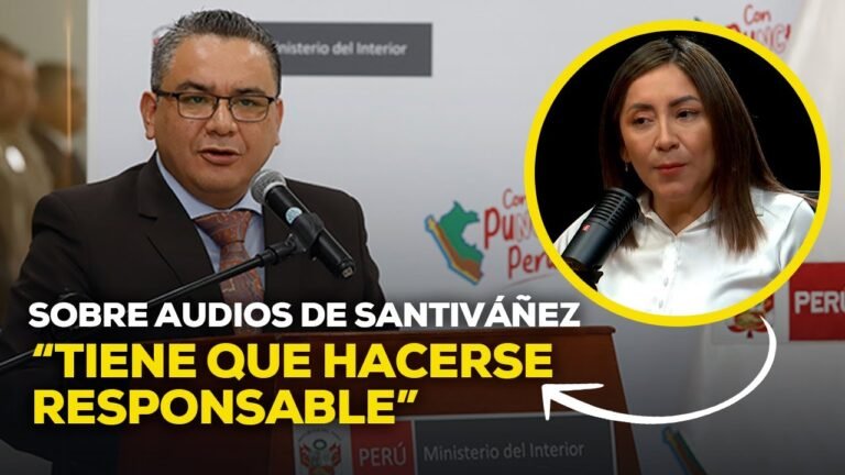 Kelly Portalatino sobre audio de Santiváñez: "Tiene que hacerse responsable" #NETRPP | ENTREVISTA