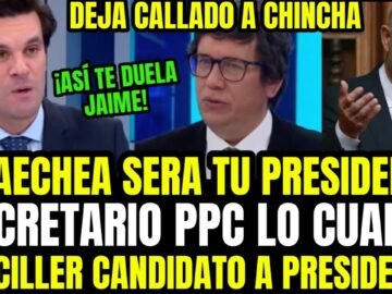 LO CUADRÓ! ABOGADO PPC DESAWEBA A CHINCHA POR CUESTIONAR A CANCILLER OLACHEA:POSTULARÁ A PRESIDENCIA