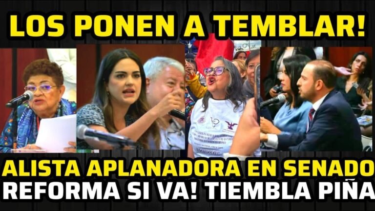 🔴LOS PONEN A TEMBLAR ALISTAN APLANADORA EN SENADO REFORMA SI VA!