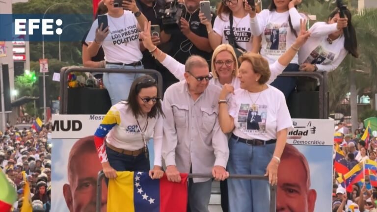 María Corina Machado asegura que Edmundo González Urrutia tomará posesión como presidente en 2025