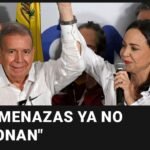 María Corina Machado dice tener pruebas de que Edmundo González ganó las elecciones en Venezuela