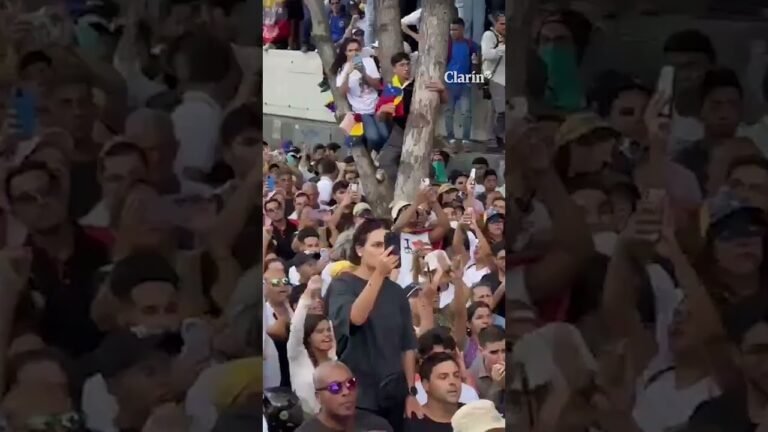 "NO TENEMOS MIEDO": El canto durante las protestas contra Nicolás Maduro en Venezuela