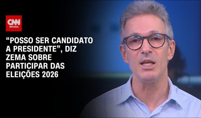 «Posso ser candidato a presidente», diz Zema sobre participar das eleições 2026 | LIVE CNN