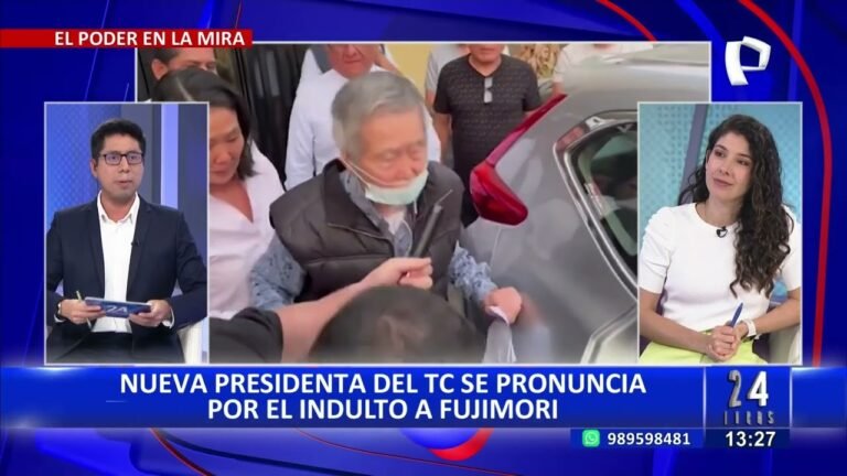 Presidenta del TC sobre indulto de Alberto Fujimori: “Nosotros solo ejecutamos una sentencia”