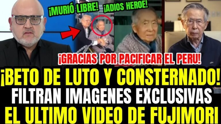 SE QUEBRÓ! BETO DE LUTO FILTRA VIDEO DE LA ÚLTIMA APARICIÓN DE ALBERTO FUJIMORI Y FUSIL4 A ROJOS