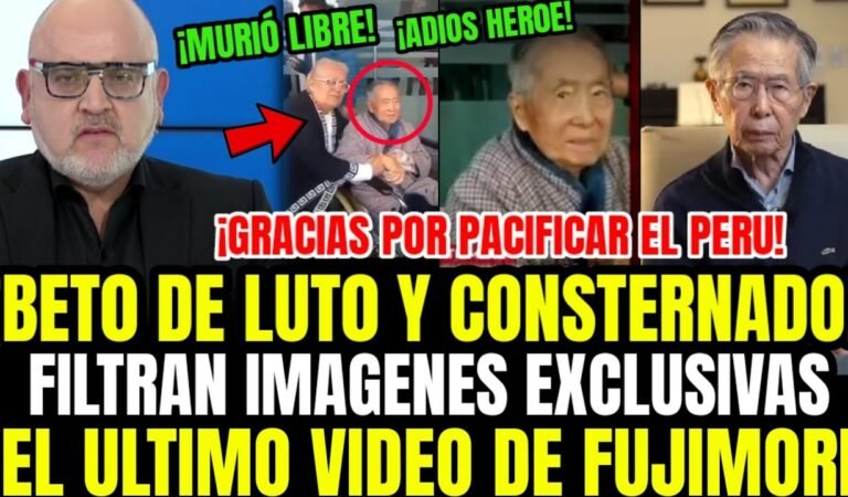 SE QUEBRÓ! BETO DE LUTO FILTRA VIDEO DE LA ÚLTIMA APARICIÓN DE ALBERTO FUJIMORI Y FUSIL4 A ROJOS