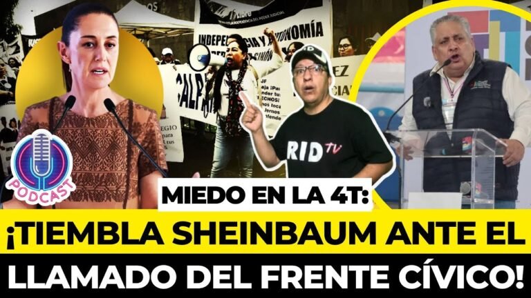 TIEMBLA SHEINBAUM ante el LLAMADO del FRENTE CÍVICO a IMPEDIR su TOMA de POSESIÓN!!!