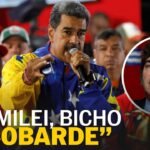 VENEZUELA | "Milei, basura, vos sos la dictadura": Maduro insulta a Milei tras ganar las elecciones