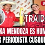 VERONIKA MENDOZA ES HUMILLADA POR OPORTUNISTA Y TRAICIONAR AL PUEBLO PERUANO