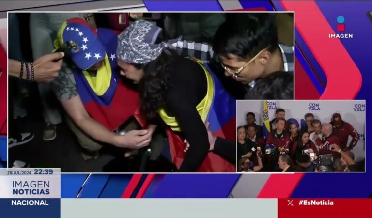 Venezolanos acusan fraude y lloran tras el triunfo electoral de Nicolás Maduro | Imagen Noticias