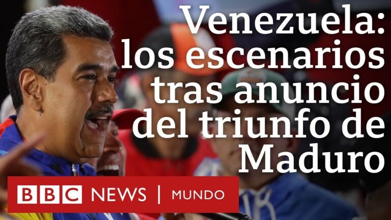 Venezuela: 4 claves del anunciado triunfo de Maduro y qué puede pasar ahora | BBC Mundo