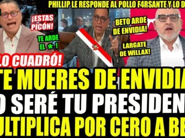 ¡ LO DESAWEBÓ! PHILLIP RESPONDE Y LE CALLA EL HOCICO A BETO ORTIZ TRAS DESPOTRICAR EN SU CONTRA