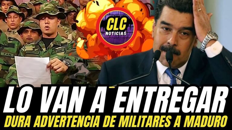 🚨😲 ¡ALERTA! Los Militares a PUNTO de ENTREGAR  a NICOLAS MADURO QUE PIERDE EL CONTROL🙀🔥