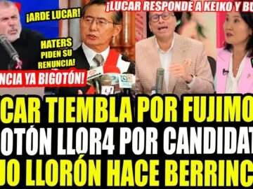 ¡LLOR4 LUCAR! BIGOTÓN RESPONDE A KEIKO FUJIMORI Y PHILLIP BUTTERS PERO HATERS PIDEN SU RENUNCIA