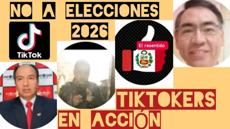 #CONVERSATORIO #CON #TIKTOKERS - NOOOO A LAS ELECCIONES 2026 EN PERÚ 🇵🇪