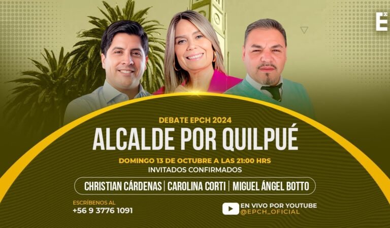 💬DEBATE CANDIDATOS A ALCALDE POR QUILPUÉ 2024