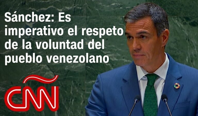 Discurso completo de Pedro Sánchez en la Asamblea de la ONU: Gaza, Ucrania y pedido para Venezuela