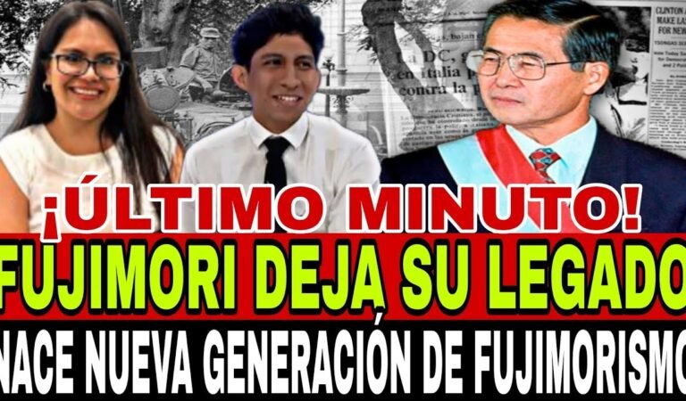 EXPLOSIVO! RENACE NUEVA GENERACIÓN DEL FUJIMORISMO TRAS IRSE FUJIMORI – NOTICIAS DE PERÚ