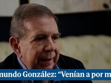 Edmundo González: "Venían a por mí"