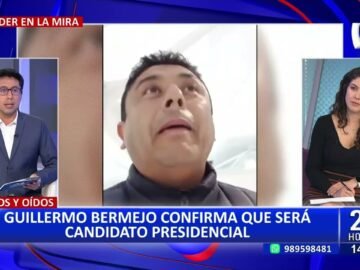 Guillermo Bermejo anuncia candidatura presidencial para el 2026