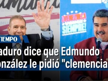 Maduro dice que Edmundo González le pidió "clemencia" | El Tiempo