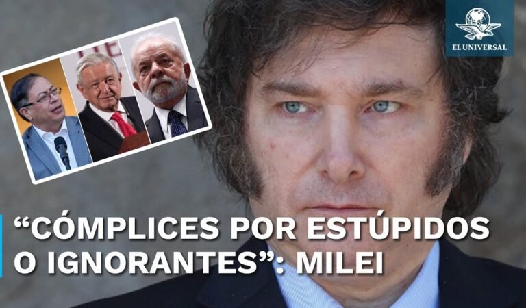 Milei llama “cómplices de la dictadura en Venezuela” a AMLO, Petro y Lula da Silva