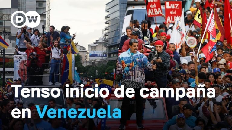 Miles de venezolanos salieron a la calle para apoyar a sus candidatos