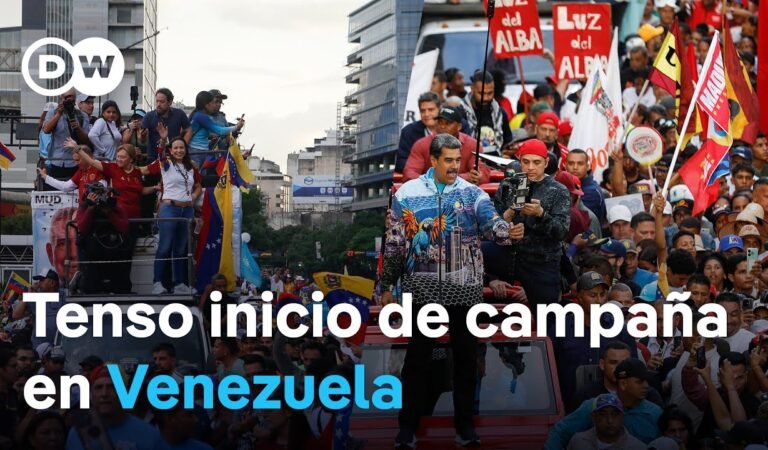 Miles de venezolanos salieron a la calle para apoyar a sus candidatos