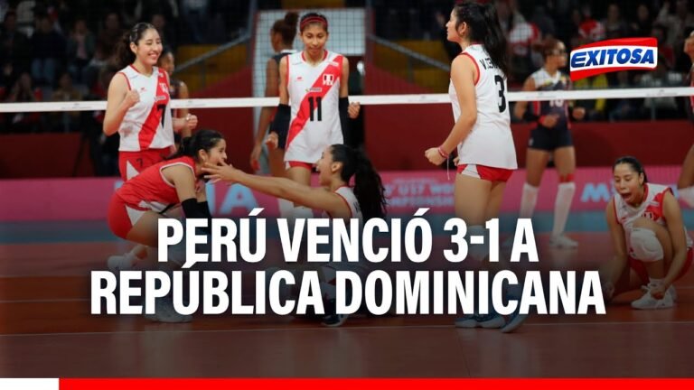 🔴🔵Mundial de Vóley Sub-17: Perú venció 3-1 a República Dominicana y clasificó a octavos de final