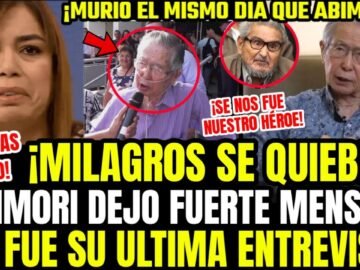 NUNCA VISTO! MILAGROS ROMPE EN LLANTO Y DISP4R4 CONTRA ROJOS TRAS MU3RTE DE ALBERTO FUJIMORI