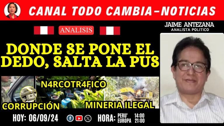 #PERU /DONDE SE PONE EL DEDO, SALTA LA PUS /CORRUPCIÓN, N4RCOTR4FICO, MINERIA ILEGAL-FARANDULA CHIBO