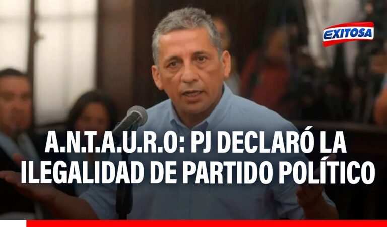 🔴🔵A.N.T.A.U.R.O: Poder Judicial declaró la ilegalidad de partido político vinculado a Antauro Humala