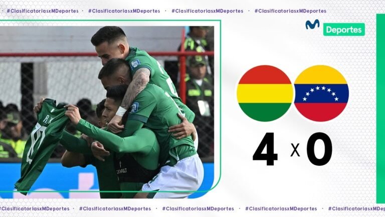 BOLIVIA vs. VENEZUELA [4-0] RESUMEN y GOLES del partido | FECHA 7 | CLASIFICATORIAS 2026 🇧🇴⚽️🇻🇪