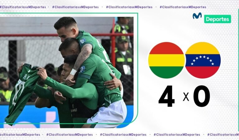 BOLIVIA vs. VENEZUELA [4-0] RESUMEN y GOLES del partido | FECHA 7 | CLASIFICATORIAS 2026 🇧🇴⚽️🇻🇪