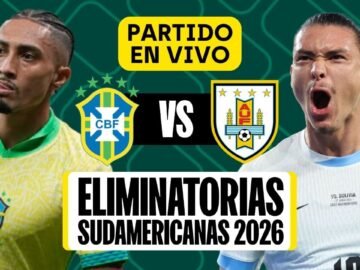 BRASIL VS URUGUAY | PARTIDO EN VIVO | ELIMINATORIAS SUDAMERICANAS 2026 POR LATINA DEPORTES