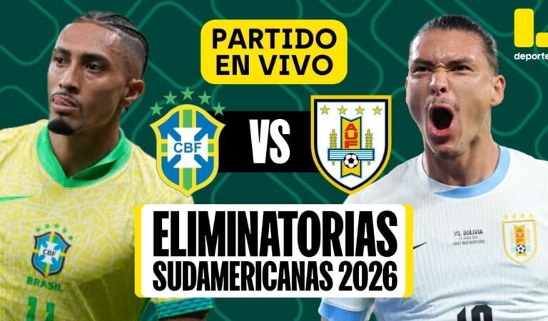 BRASIL VS URUGUAY | PARTIDO EN VIVO | ELIMINATORIAS SUDAMERICANAS 2026 POR LATINA DEPORTES