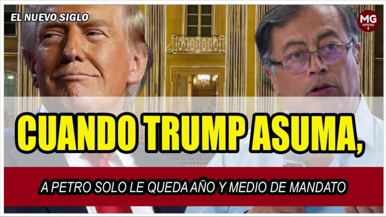 🟢 CUANDO TRUMP ASUMA, A PETRO SOLO LE QUEDA AÑO Y MEDIO DE MANDATO