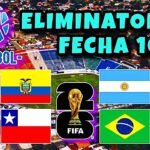 Calendario Fecha 10 Eliminatorias Sudamericana | Mundial 2026